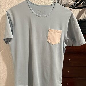 BYLT Drop Cut Shirt in Gray